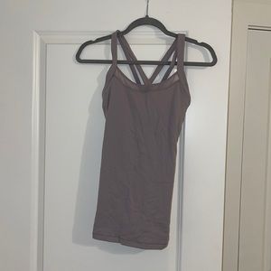 Lululemon workout tank top purple